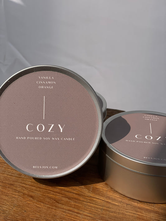 Sojų vaško žvakė COZY