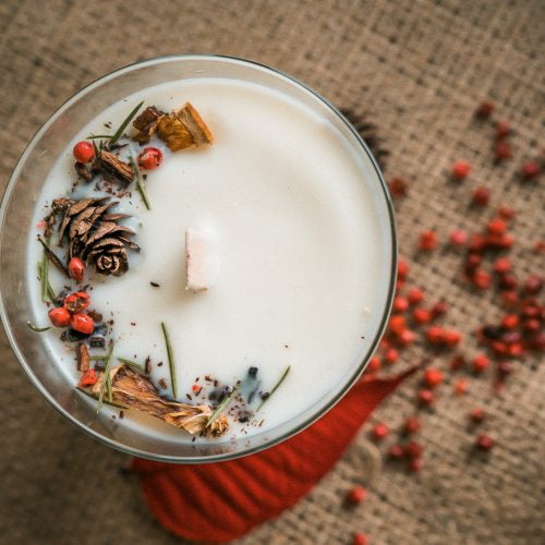 Sojų vaško žvakė "Šventinė pasaka"