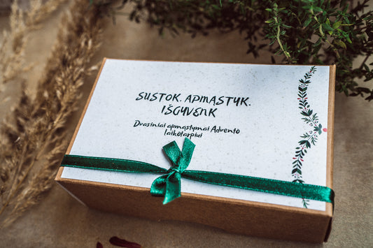 Sustok. Apmąstyk. Išgyvenk