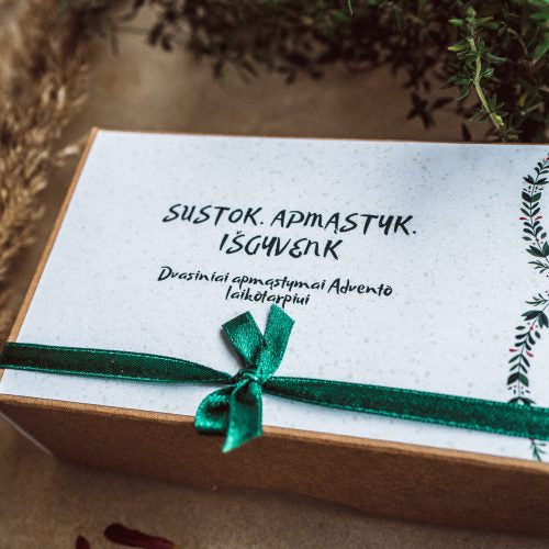 Sustok. Apmąstyk. Išgyvenk