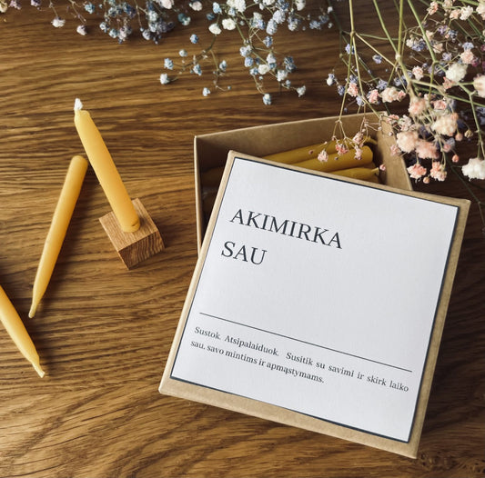 Žvakių rinkinys "Akimirka sau"