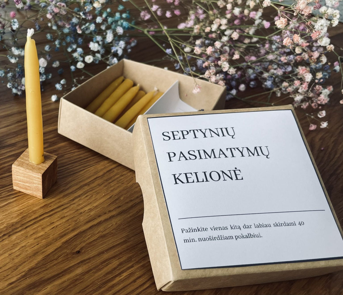 Žvakių rinkinys "Septynių pasimatymų kelionė"