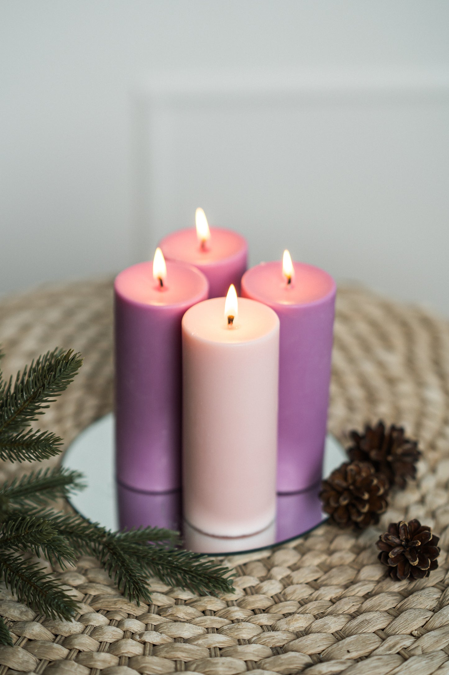 Advento žvakių rinkinys